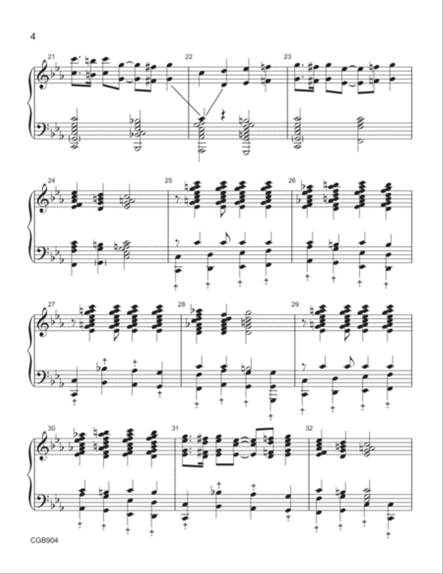 Ring, Zing, Swing! Handbell Choir scores gallery preview page 4