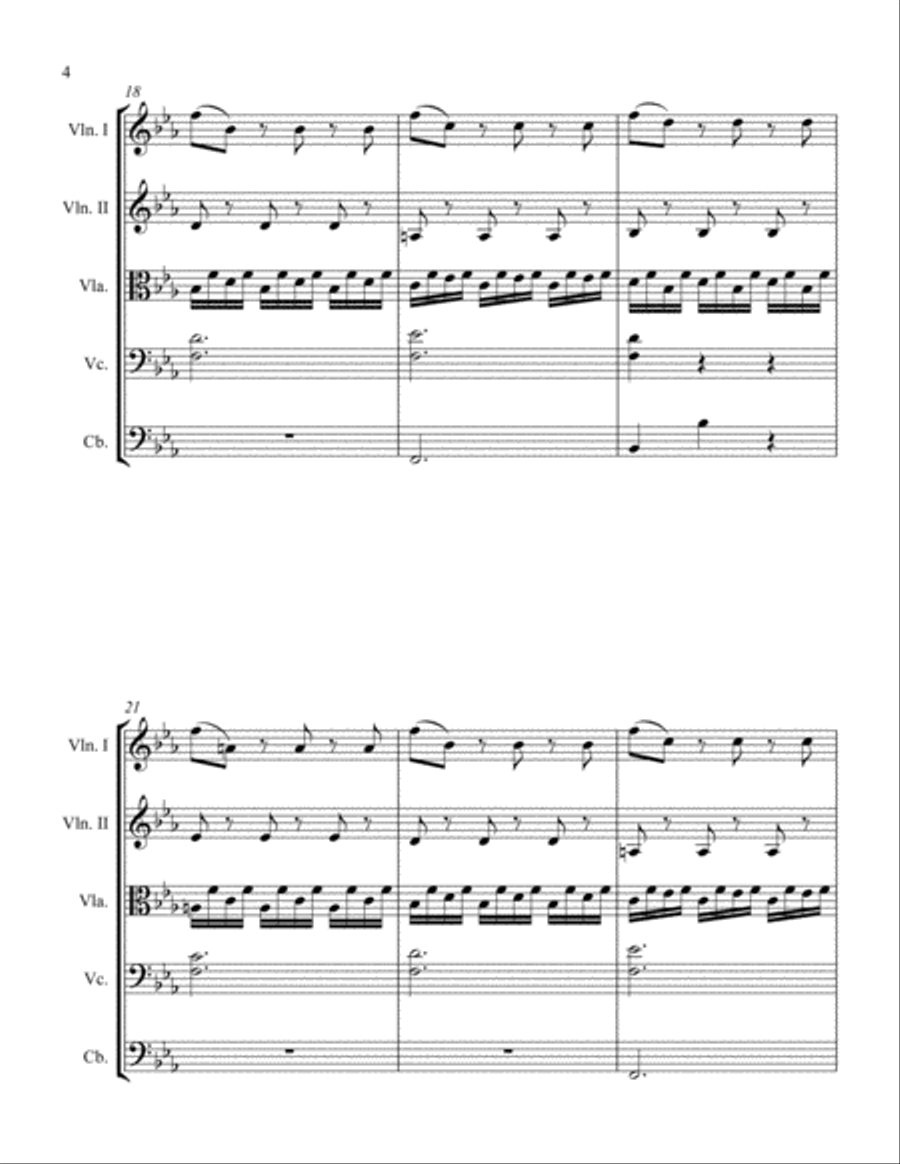 Larghetto Larghetto String Orchestra scores gallery preview page 4