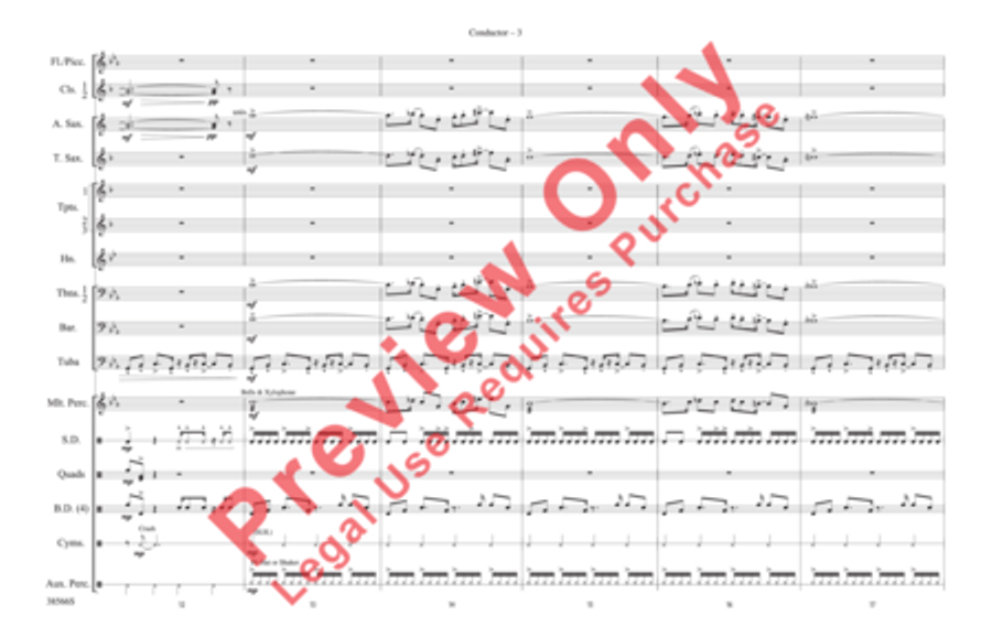 Caravan Caravan Marching Band scores gallery preview page 4