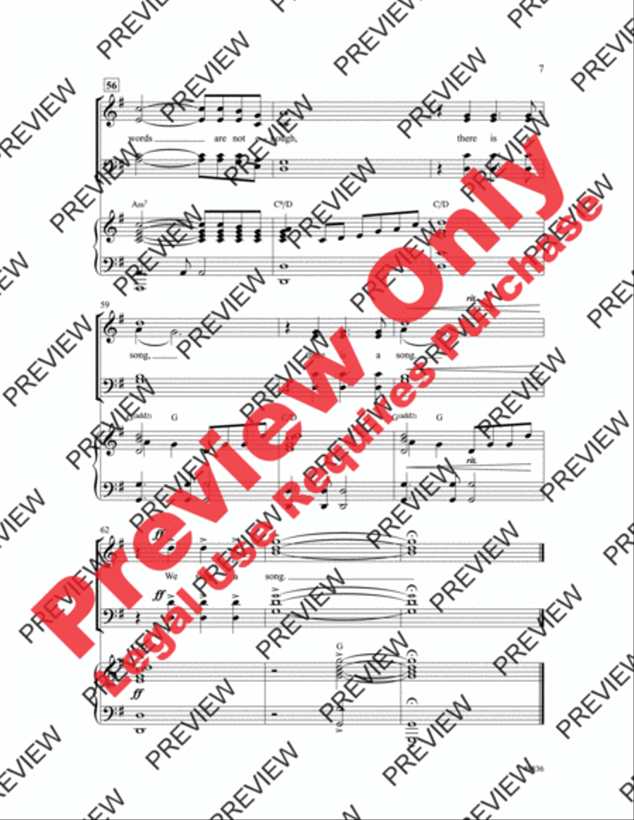 When Words Are Not Enough 4-Part scores gallery preview page 8