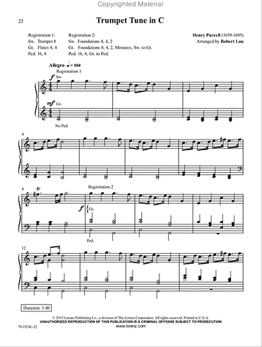 Masterworks for Organ Organ Solo scores gallery preview page 10