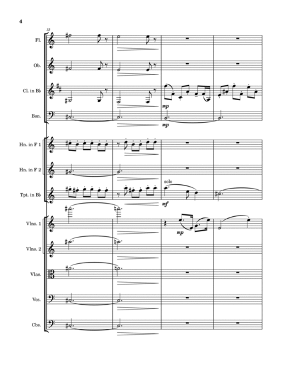 Sinfonia #46 Sinfonia #46 Chamber Orchestra scores gallery preview page 4