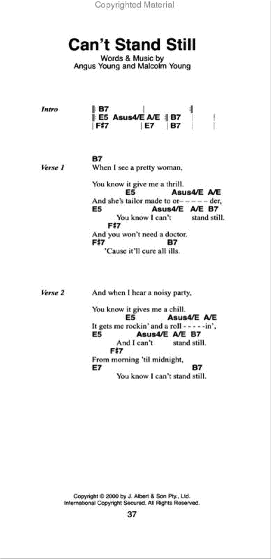 The Little Black Songbook of AC/DC Guitar scores gallery preview page 4
