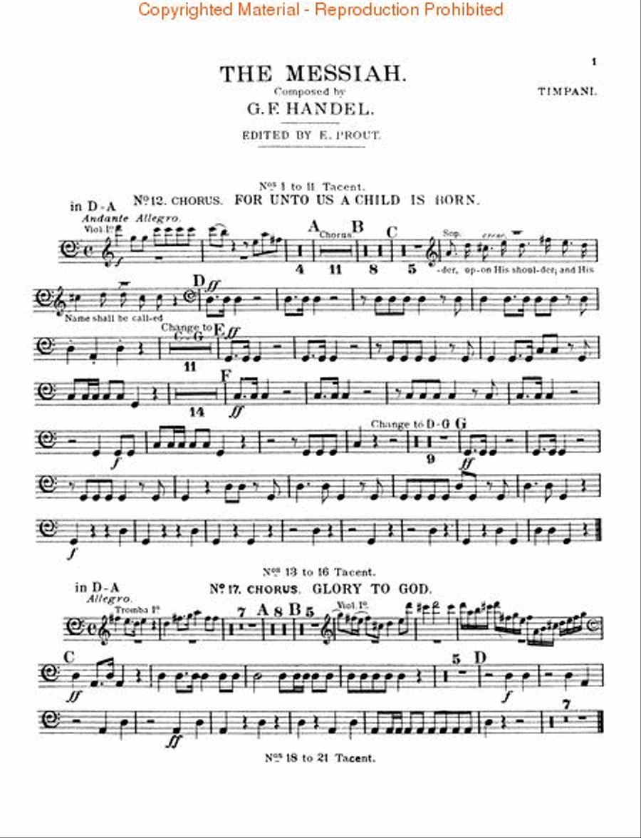 Messiah (Oratorio, 1741) Choir scores gallery preview page 2