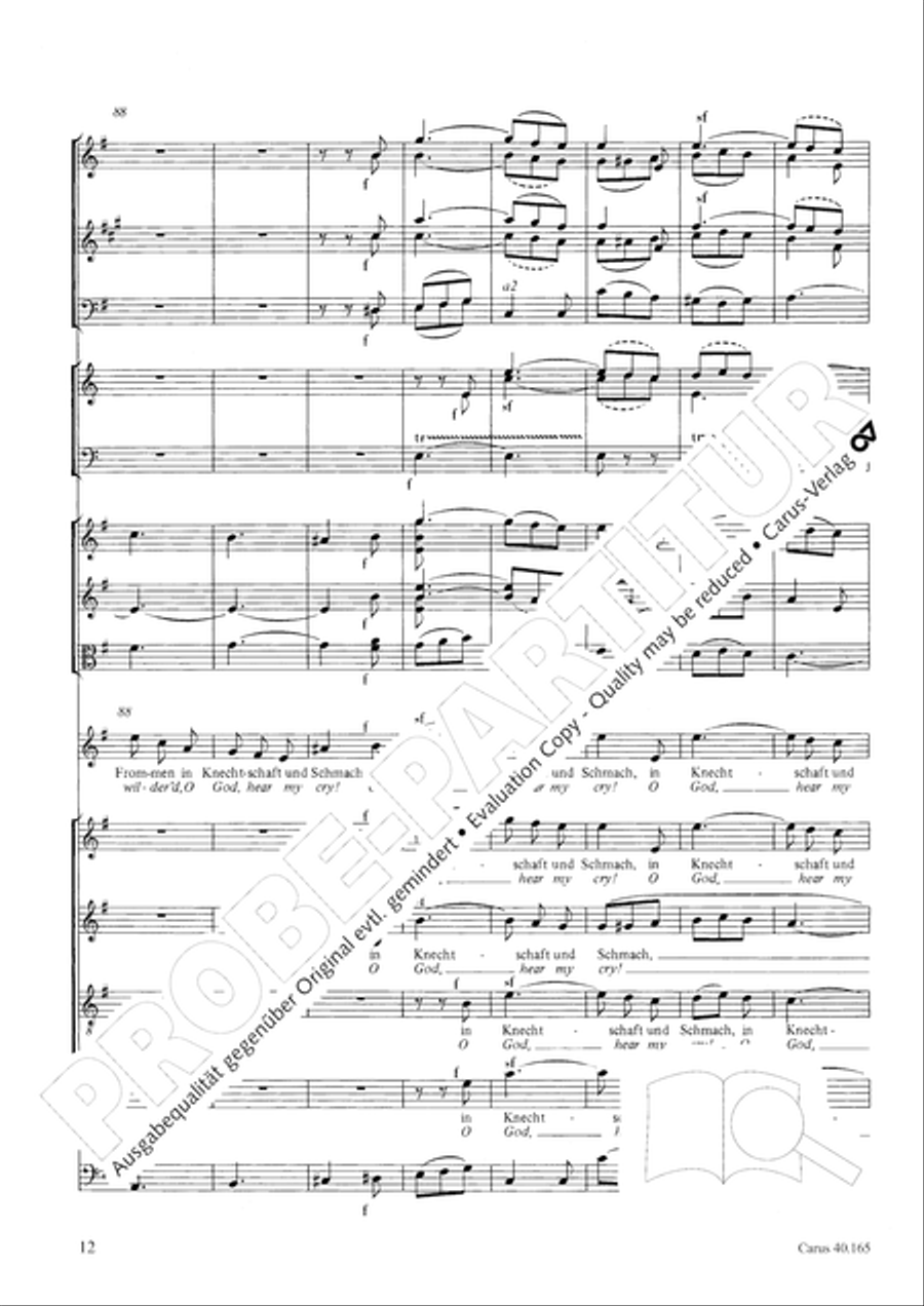 Hor mein Bitten (2 Fassungen) Score scores gallery preview page 23