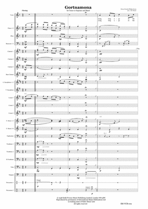 Gortnamona (Percy French) for voice and concert band