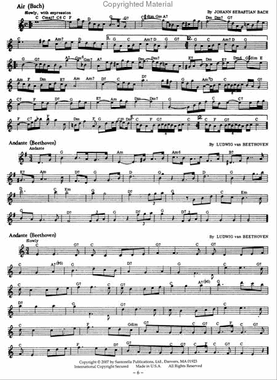 Best Of Classical Themes for Piano (All C Instruments) Piano scores gallery preview page 2