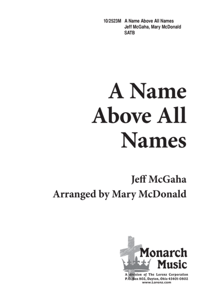 A Name Above All Names