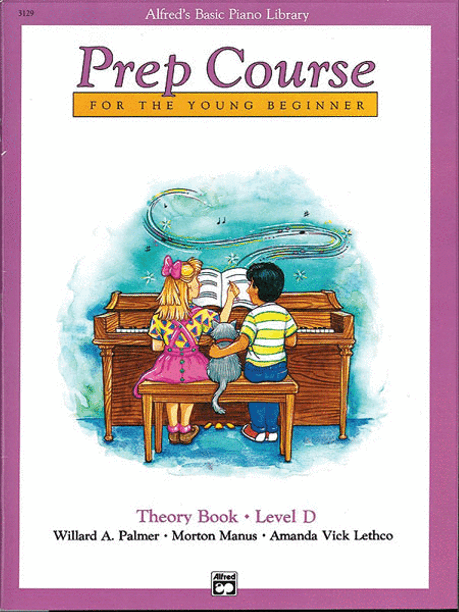 Alfred's Basic Piano Prep Course Theory, Book D Piano Method scores gallery preview page 1