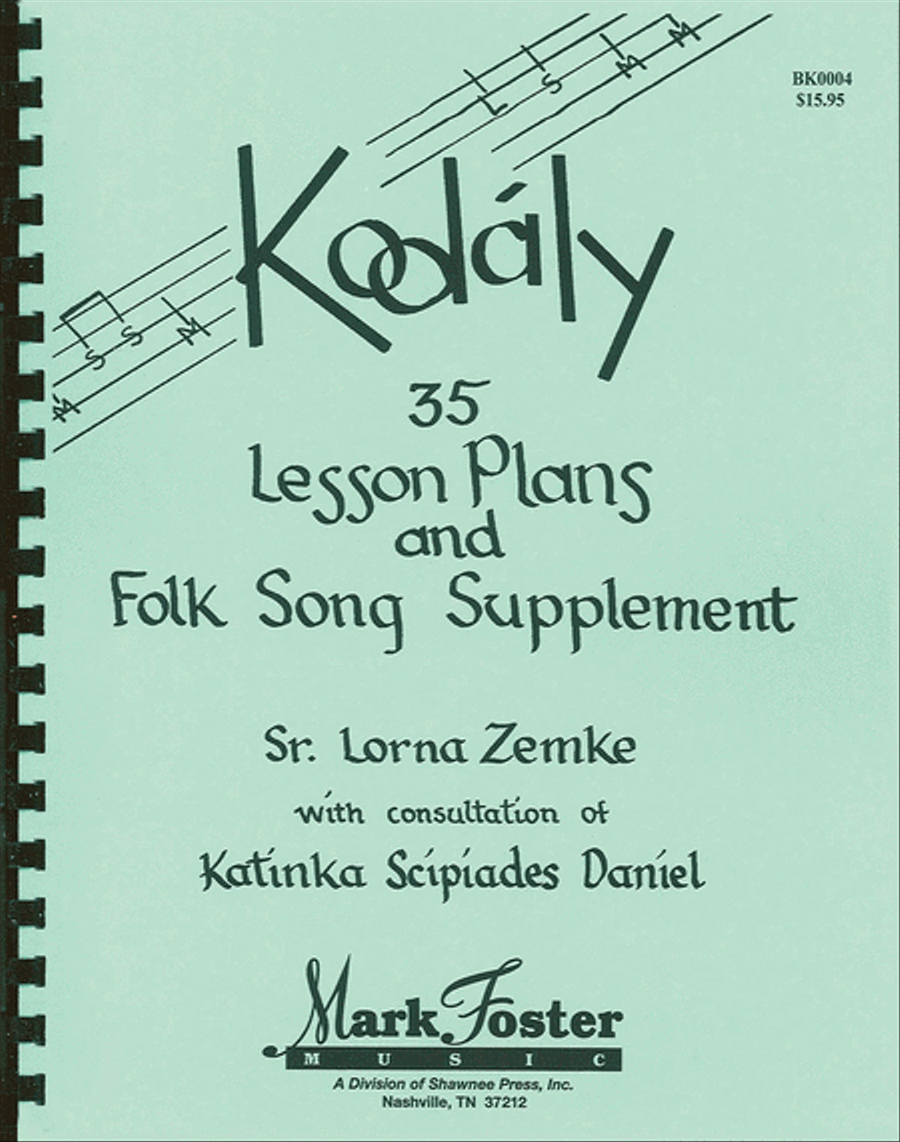 Kodaly – 35 Lesson Plans Choir scores gallery preview page 1