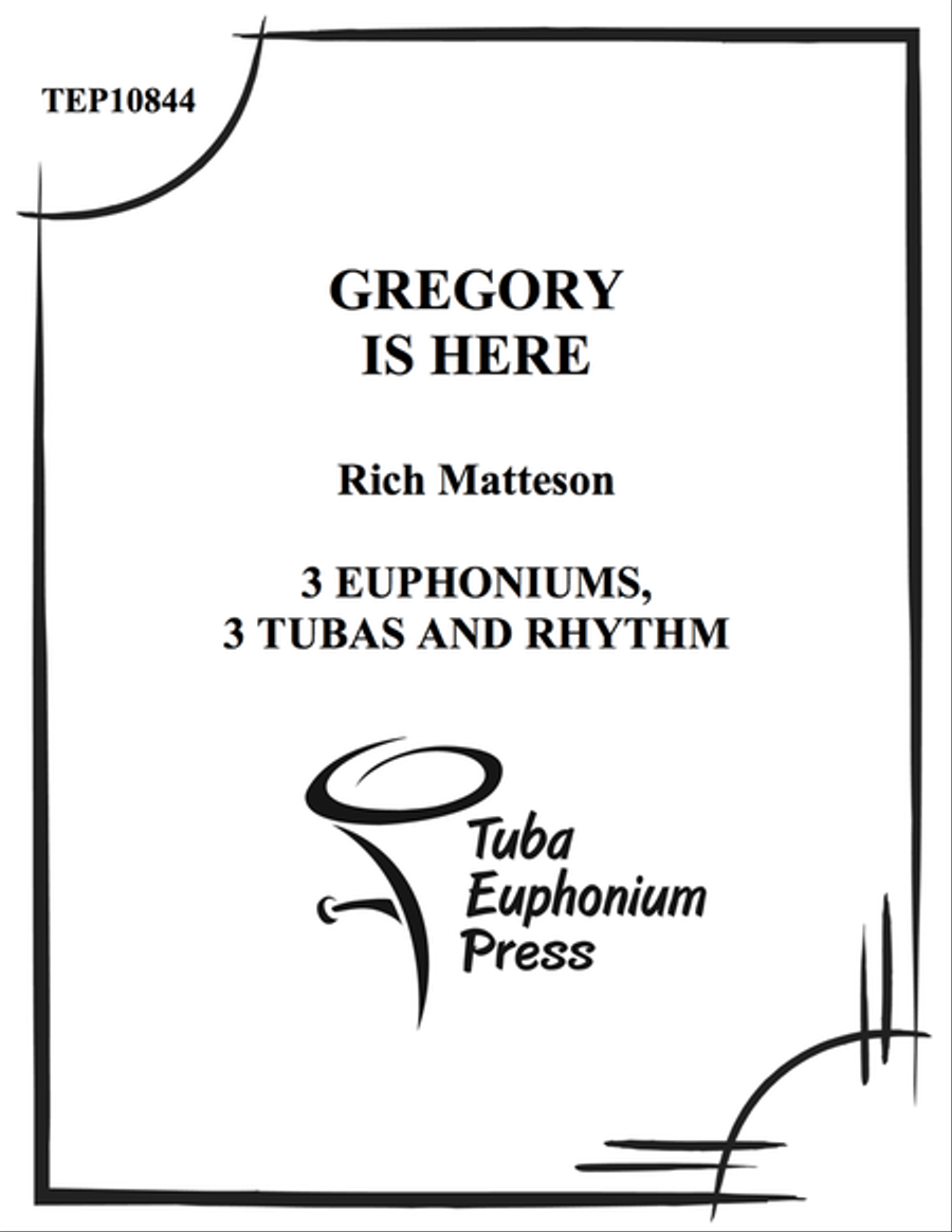 Gregory is Here Large Ensemble scores gallery preview page 1