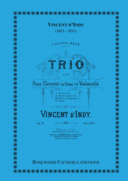 Trio, Op. 29 image number null