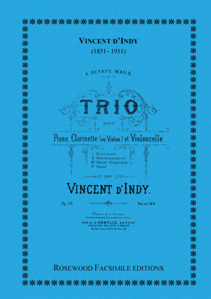 Trio, Op. 29