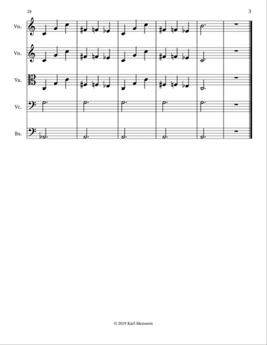 And When They Arose They Were All Dead Orchestra scores gallery preview page 3