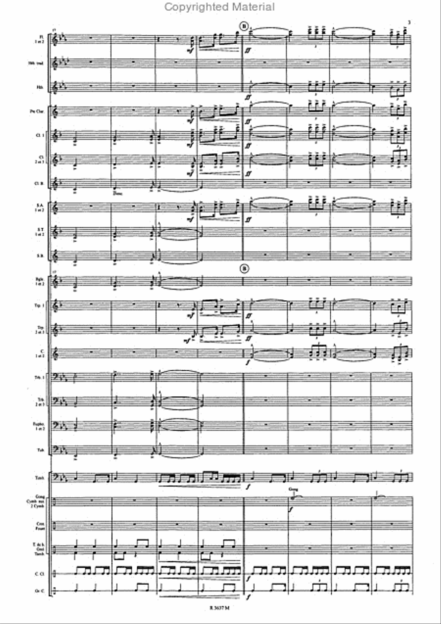 Ambaixadora Contrabandistas Concert Band scores gallery preview page 4