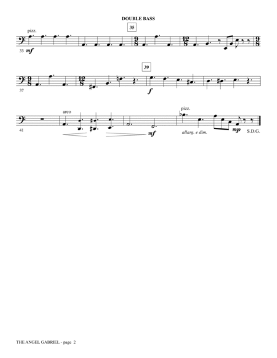 What Sweeter Music (A Cantata For Christmas) - Double Bass Choir scores gallery preview page 4