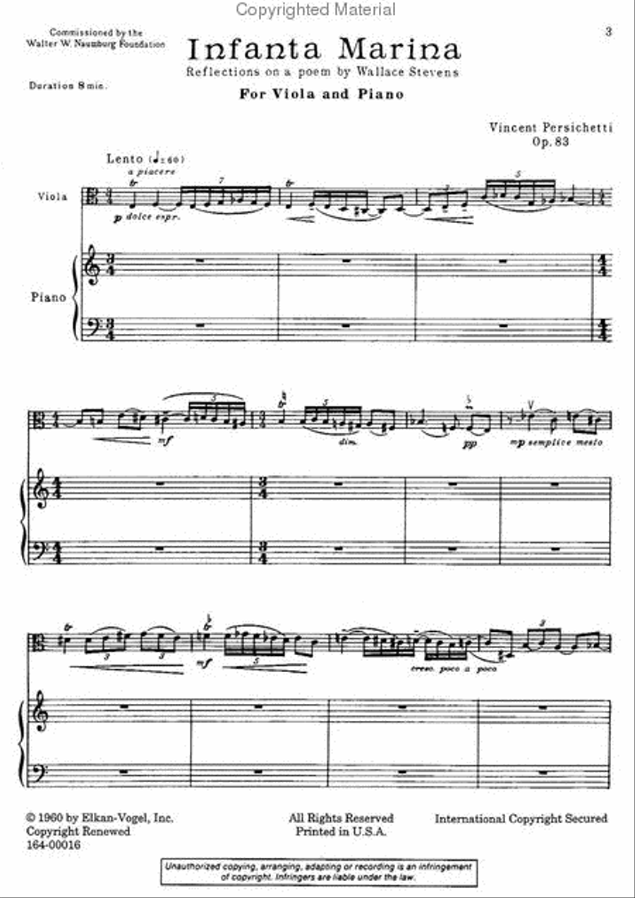 Infanta Marina Infanta Marina Chamber Music scores gallery preview page 2