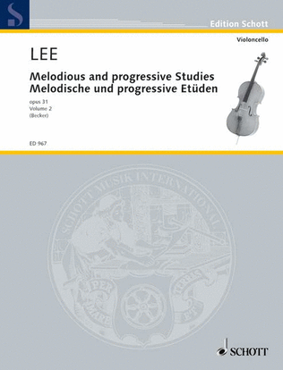 Book cover for Melodious and progressive Studies