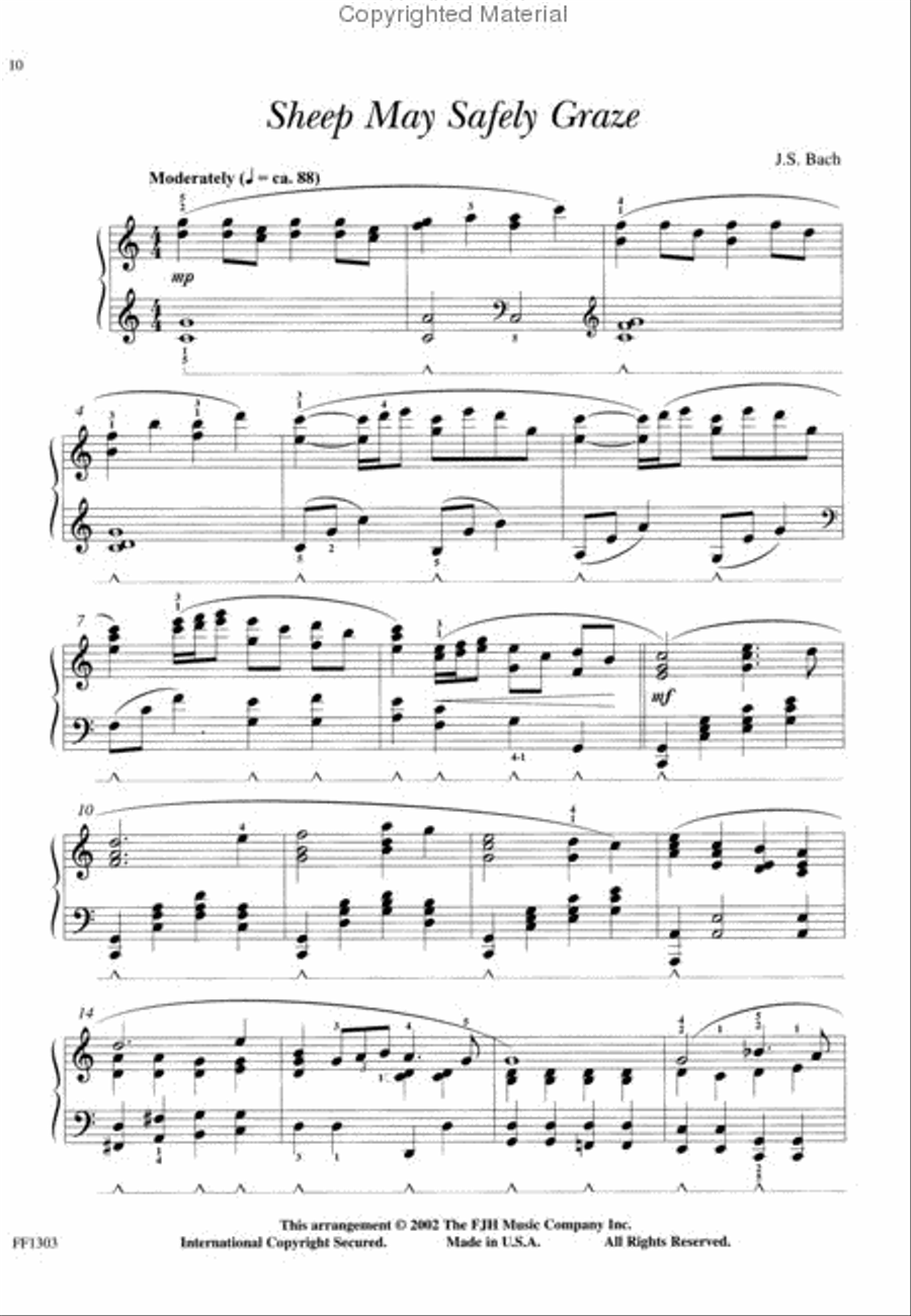 Wedding Treasures Wedding Treasures Piano Solo scores gallery preview page 3