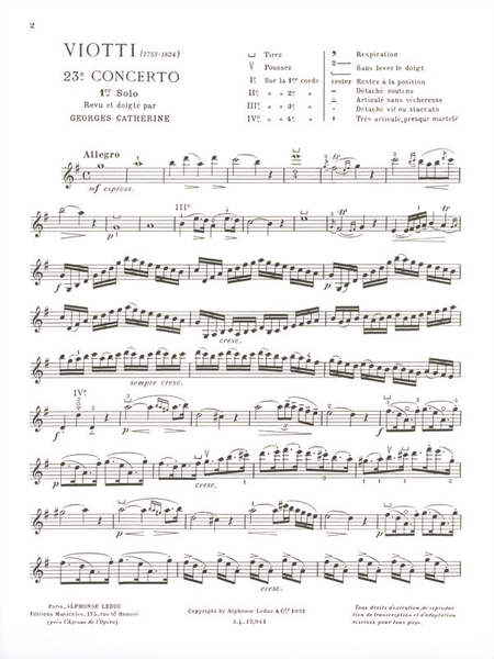 Premiers Solos Concertos Classiques:No.23 Violon et Piano