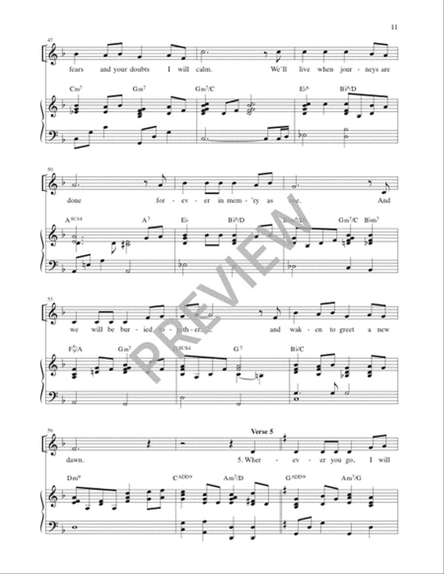 Blest Are Those Who Love You - Volume 3, Additional Solos with Optional Congregation Choir scores gallery preview page 13