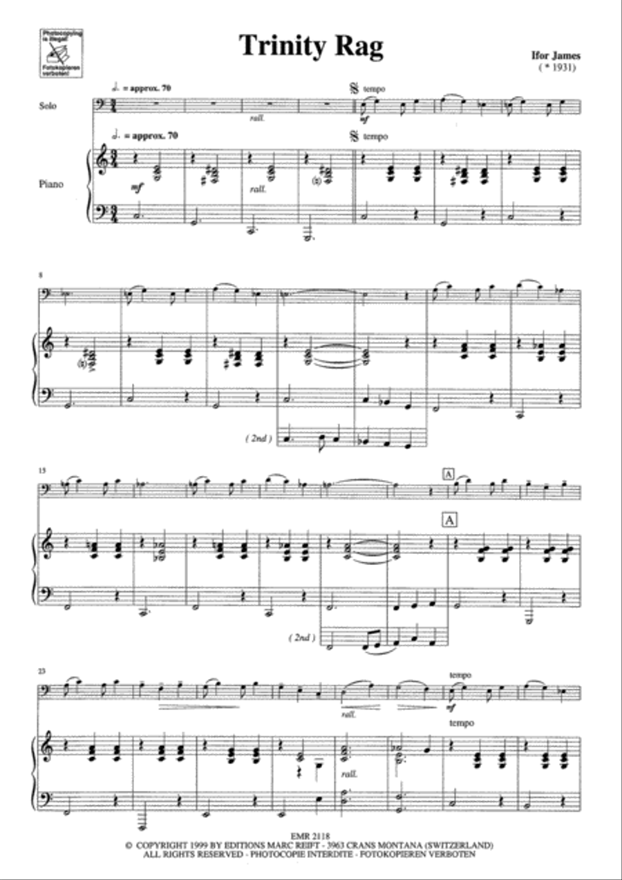 Trinity Rag Piano Accompaniment scores gallery preview page 6