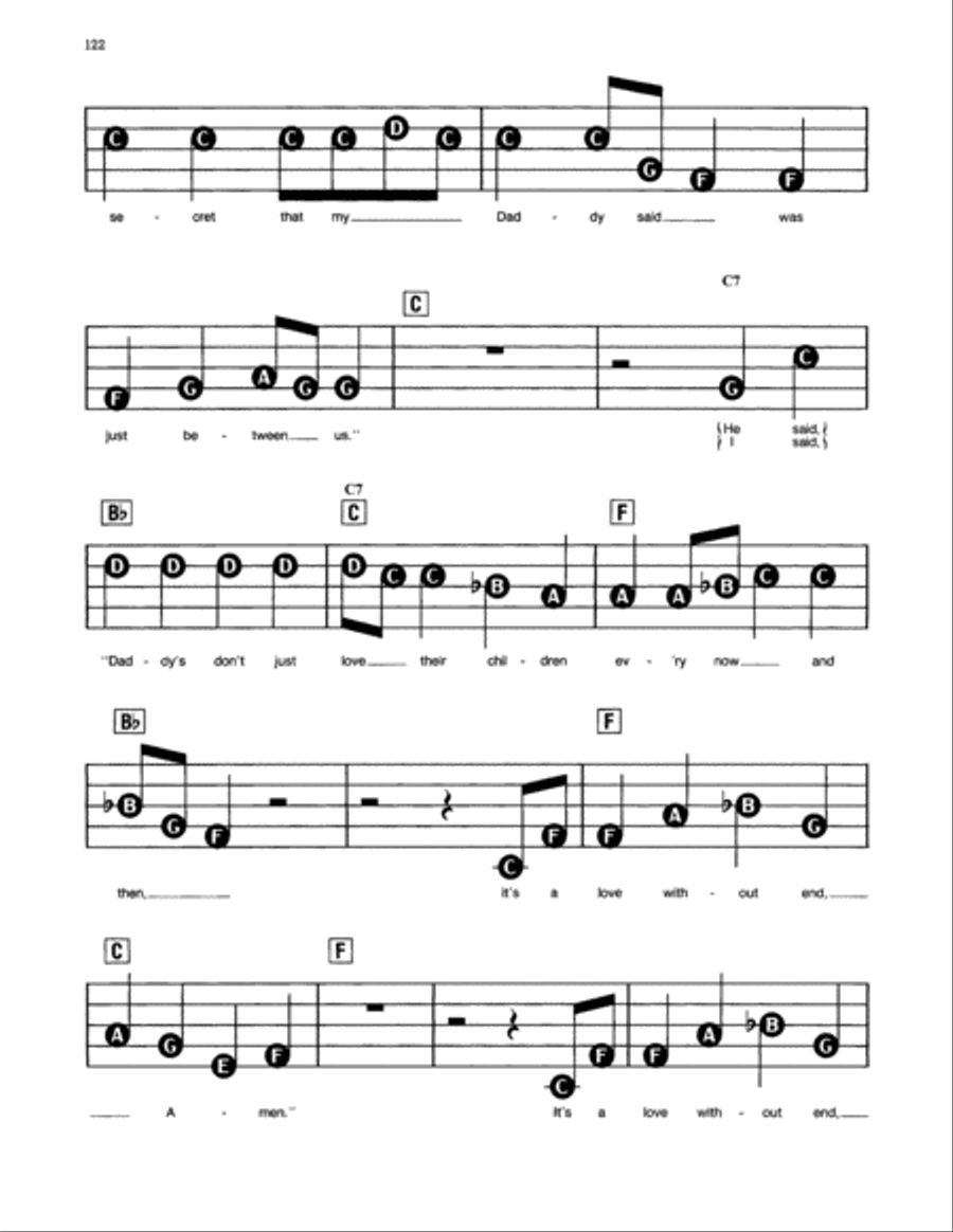 Love Without End, Amen Love Without End, Amen Electronic Keyboard scores gallery preview page 3