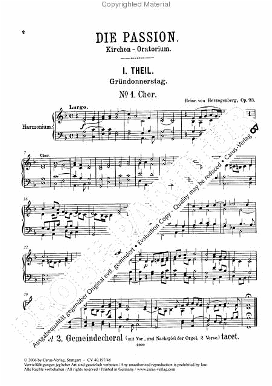 Die Passion Die Passion Harmonium scores gallery preview page 5
