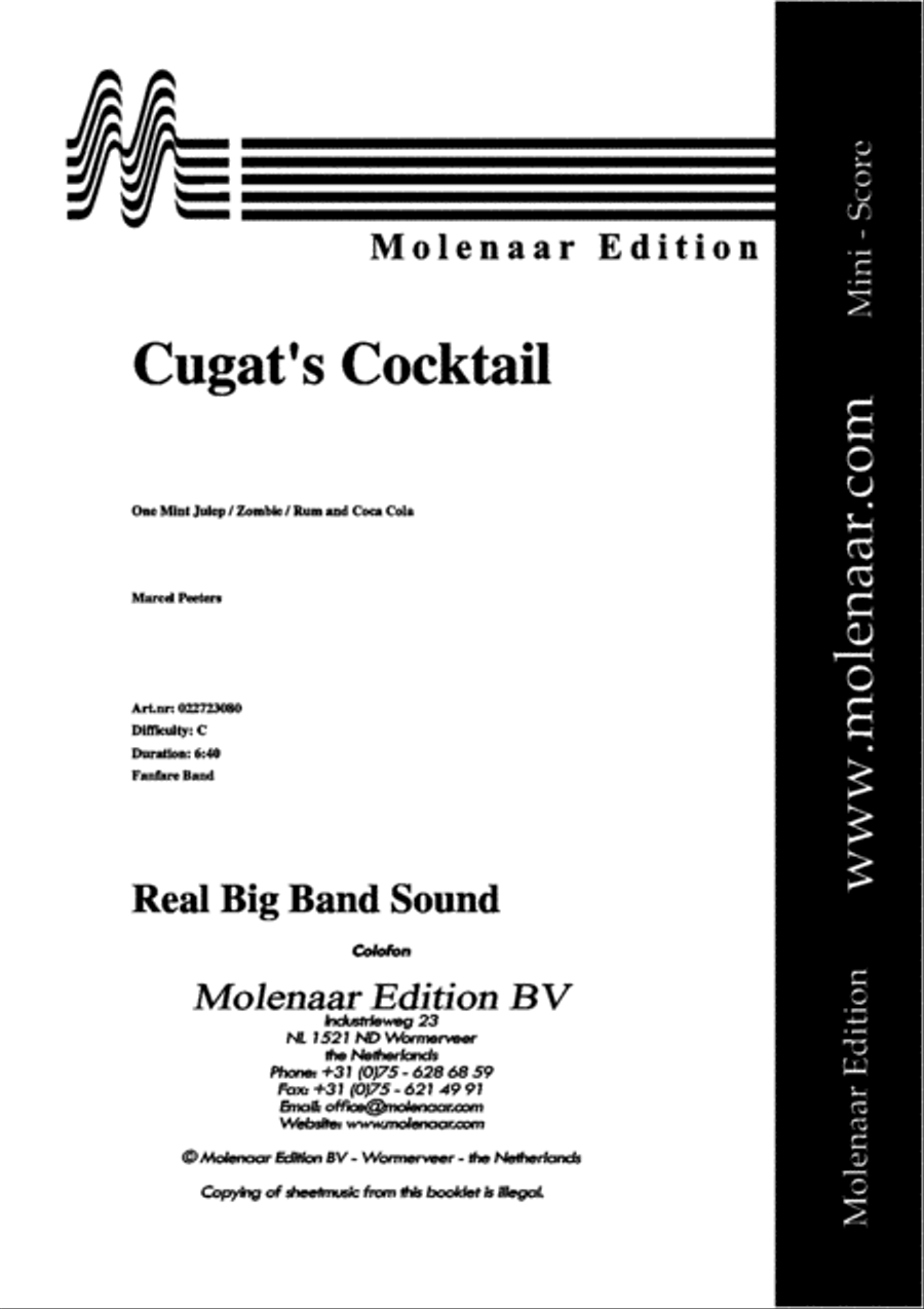 Cugat's Cocktail Big Band scores gallery preview page 2