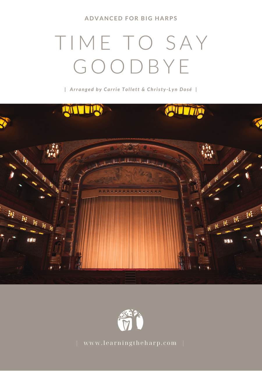 Time To Say Goodbye Celtic Harp scores gallery preview page 1