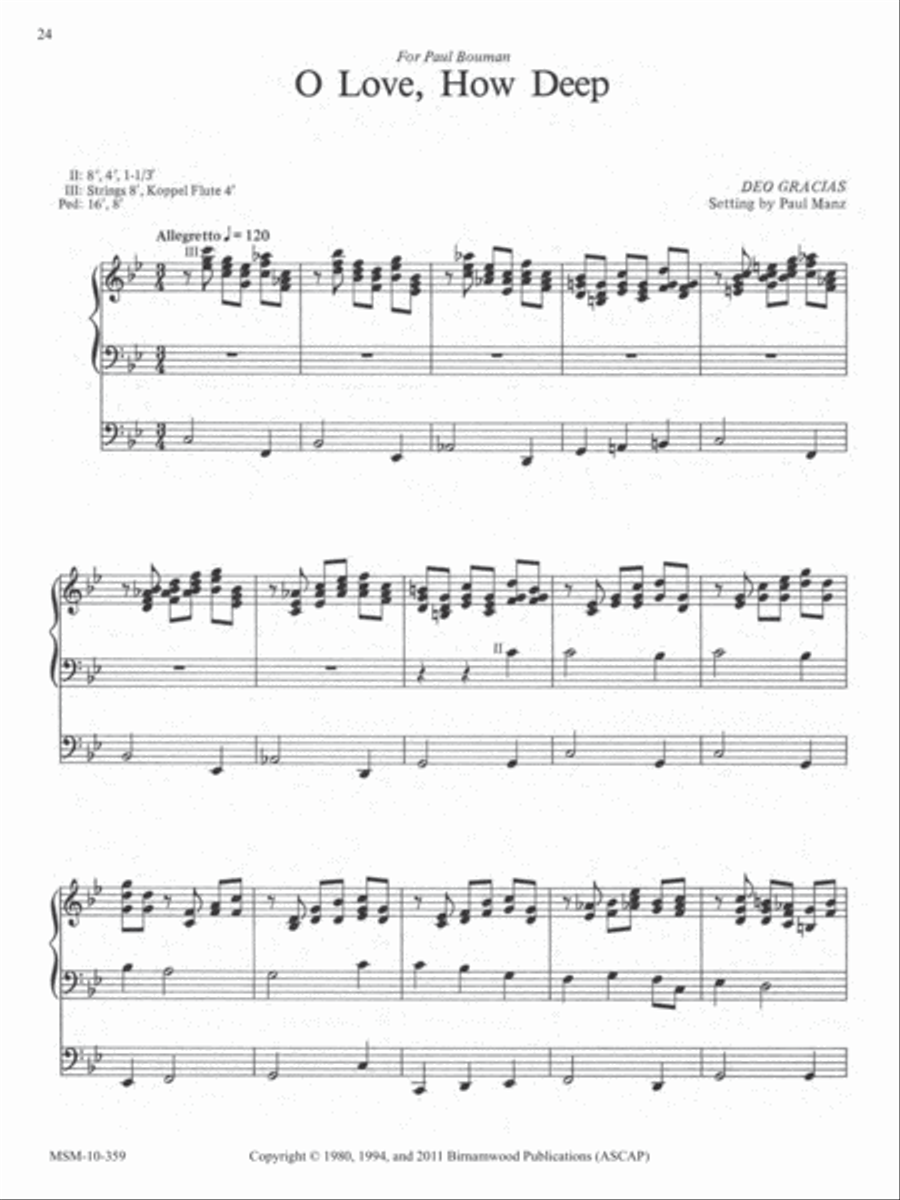 Ten Chorale Improvisations, Set 9 Organ scores gallery preview page 13