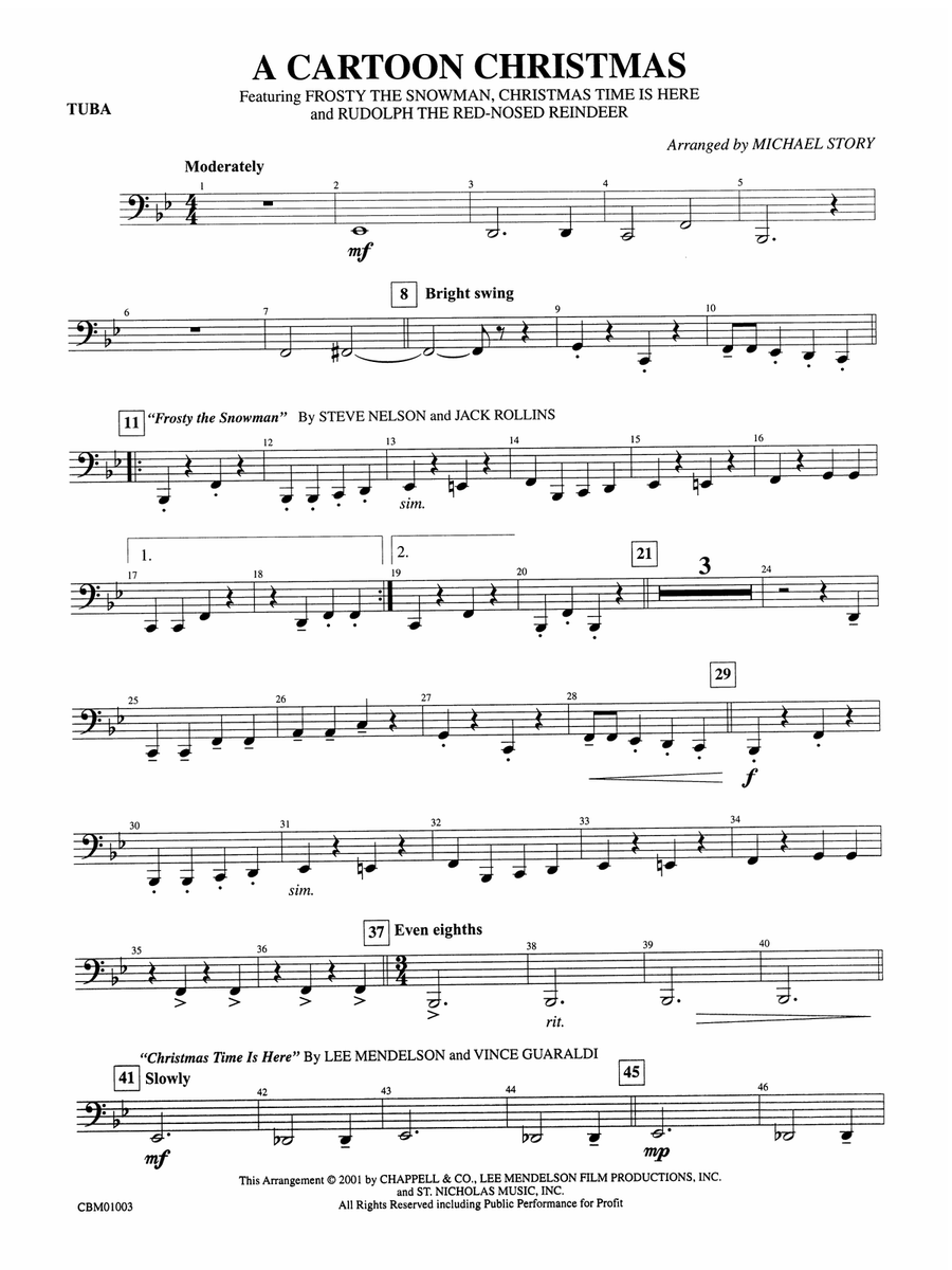 A Cartoon Christmas: Tuba