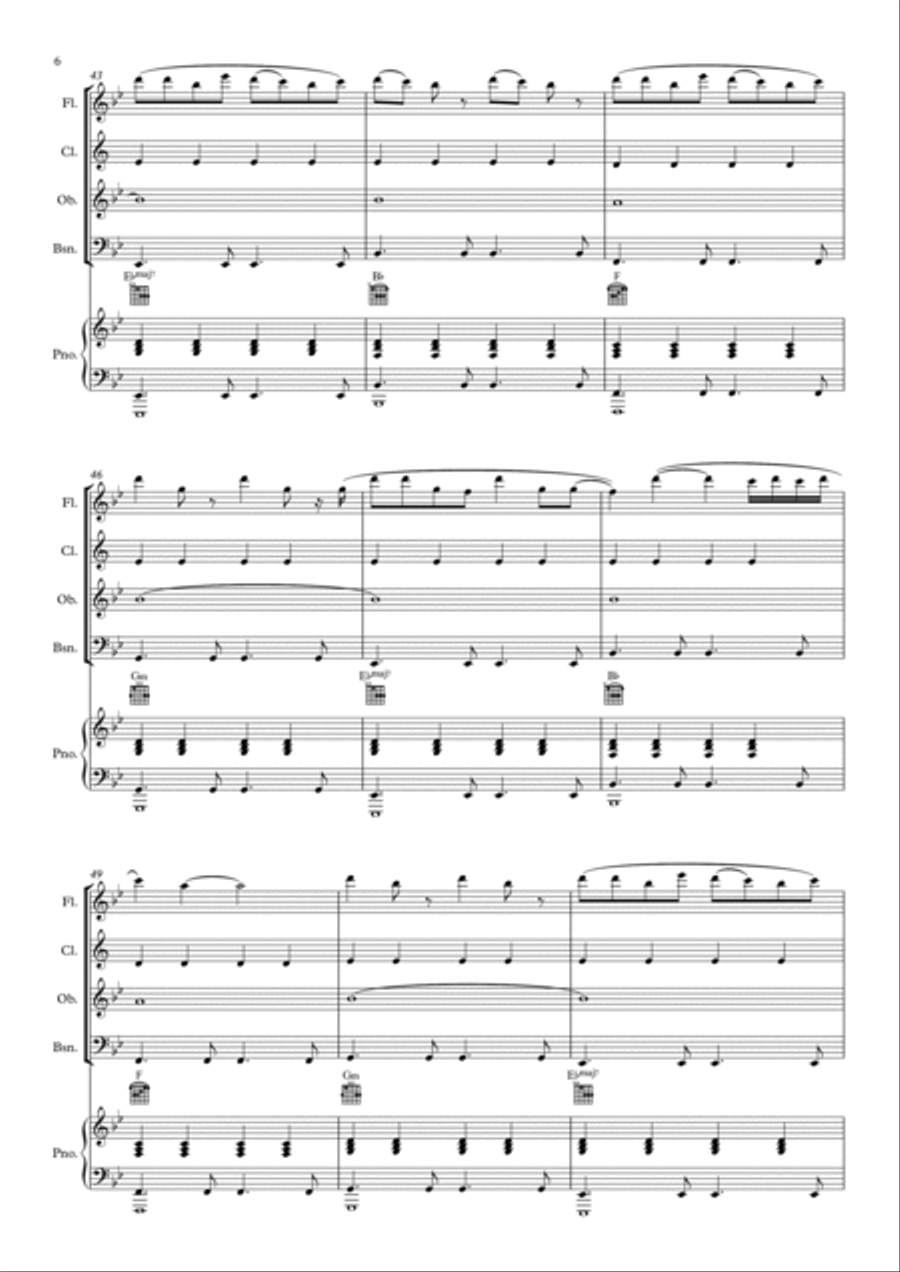 Drivers License Drivers License Woodwind Quartet scores gallery preview page 6