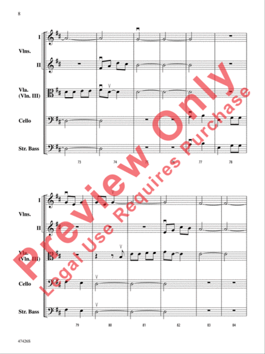 Hanukkah Dances String Orchestra scores gallery preview page 9