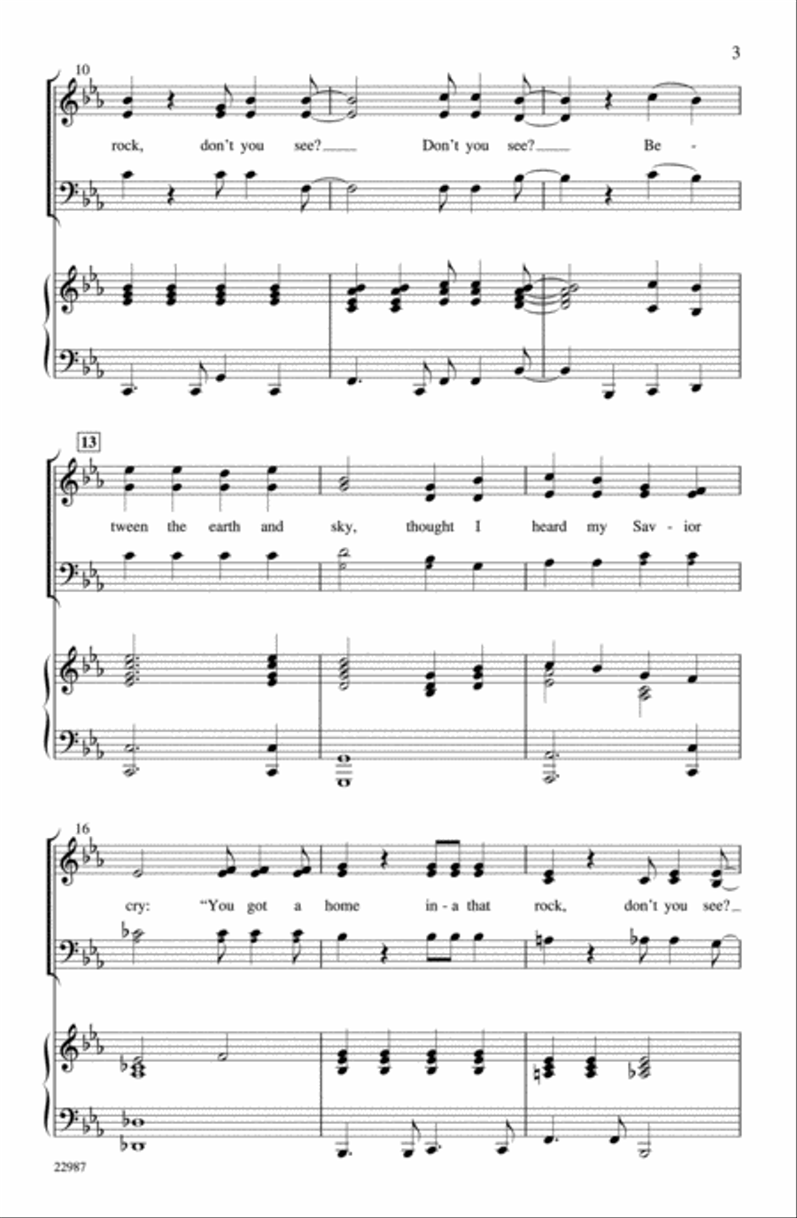 Home in That Rock Choir scores gallery preview page 2