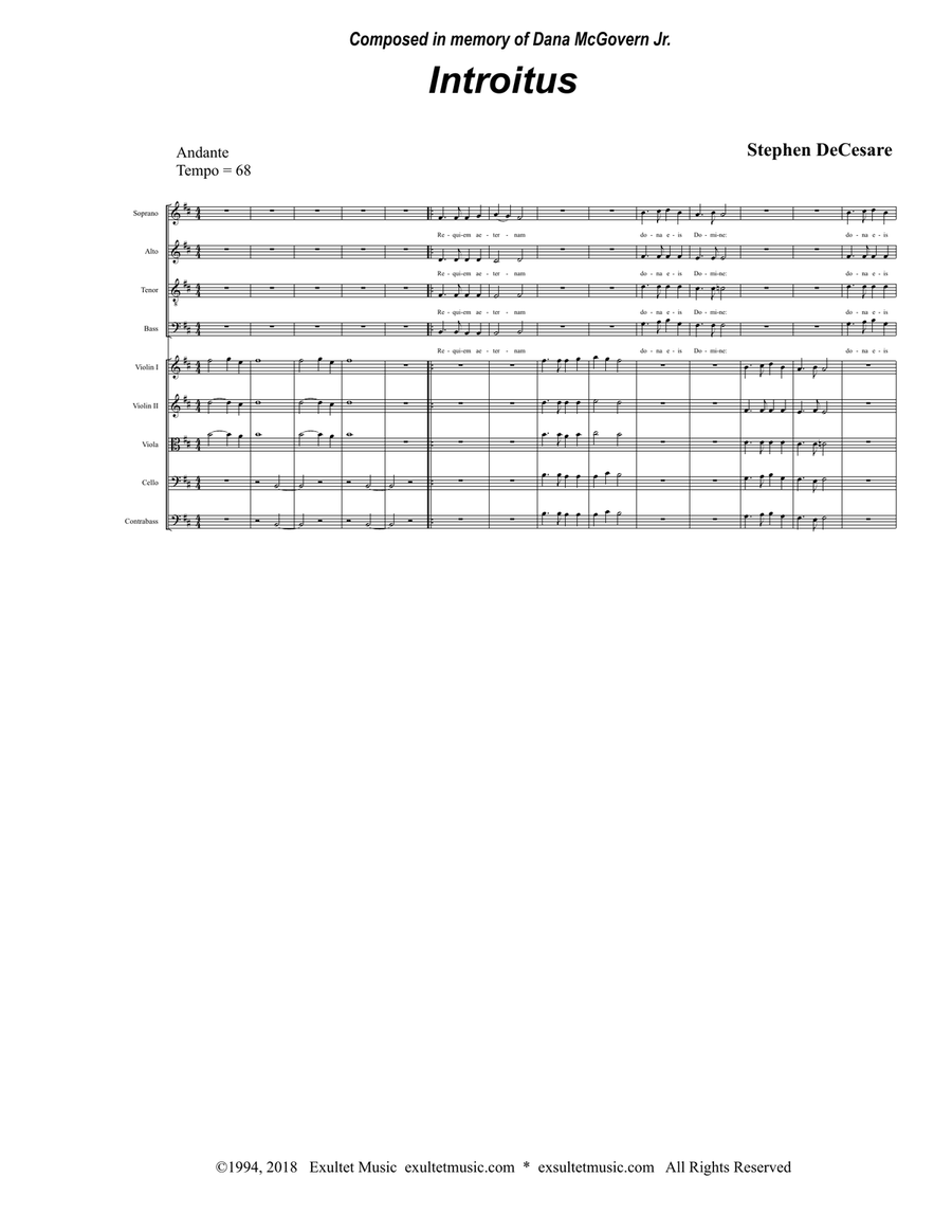 Introitus (from 