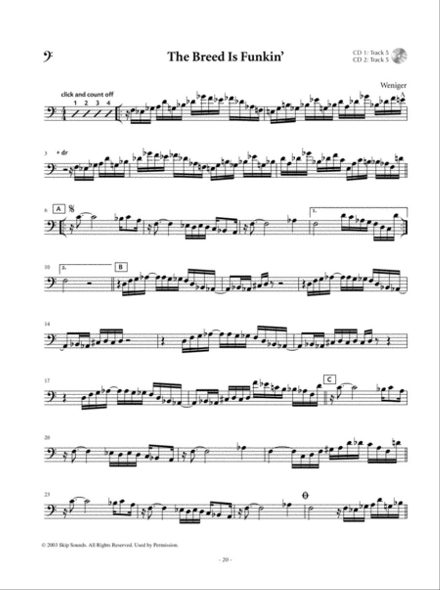 The Breed Is Funkin' Trombone scores gallery preview page 6