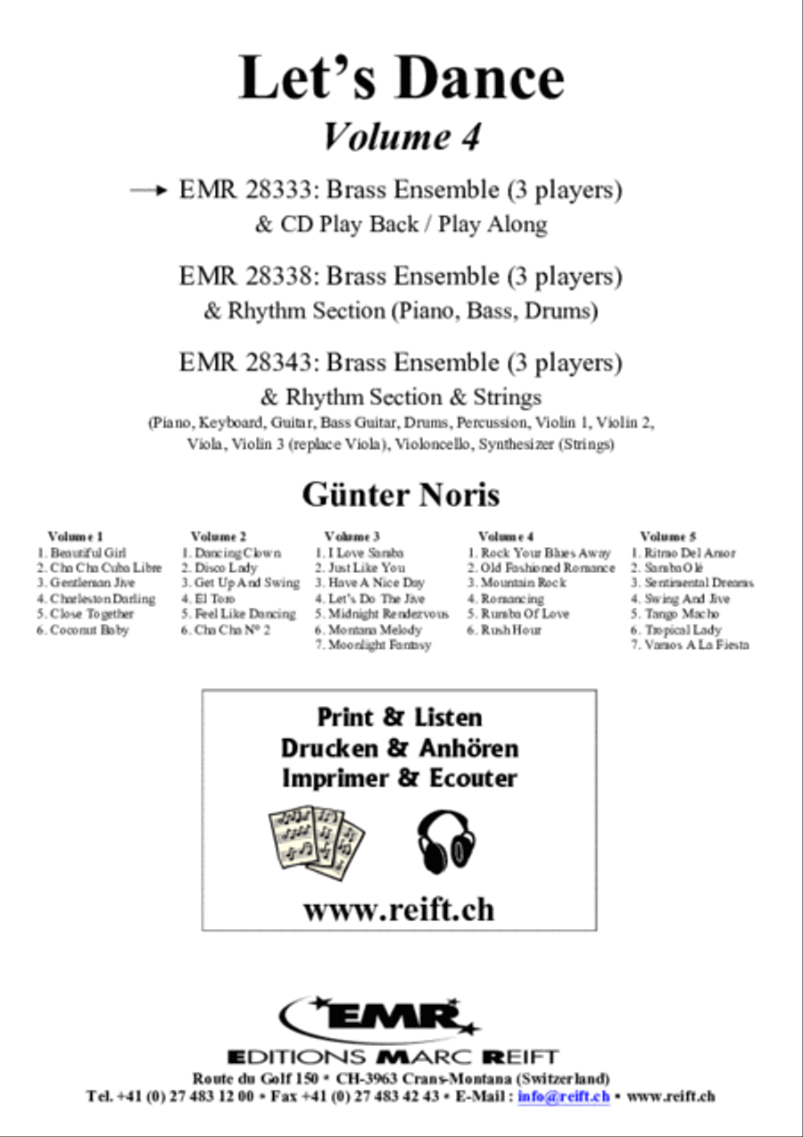 Let's Dance Volume 4 Let's Dance Volume 4 Cornet scores gallery preview page 2