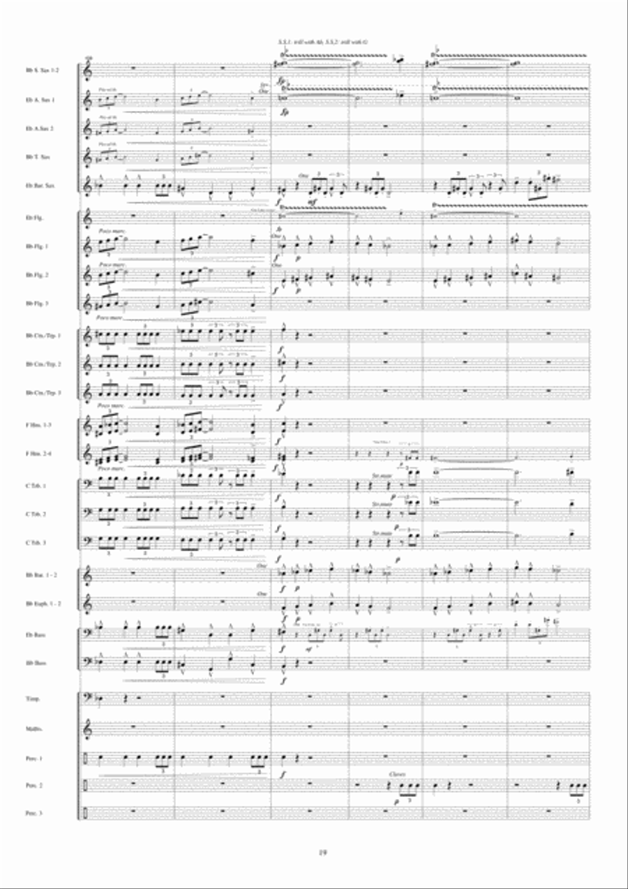 Jericho Fanfare Band scores gallery preview page 20