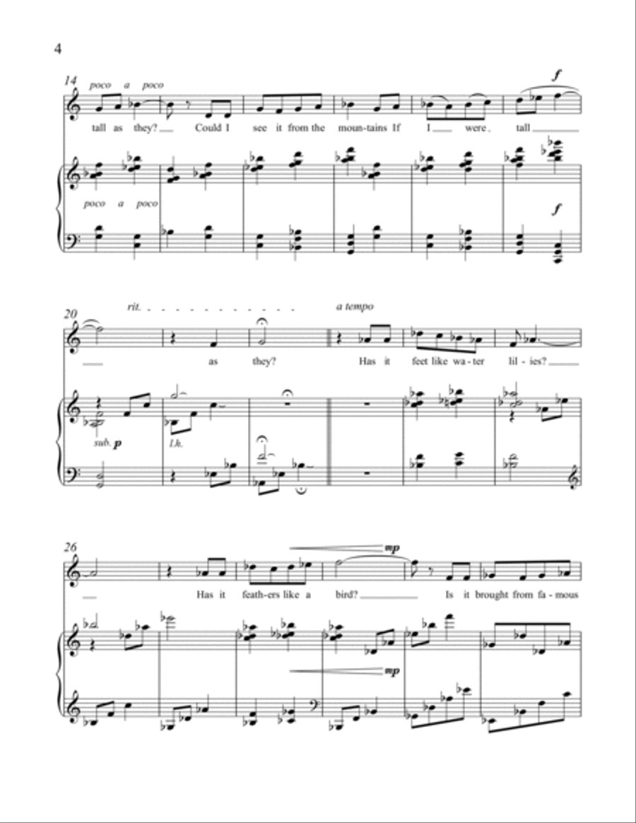 Will there really be a morning? Soprano Voice scores gallery preview page 2