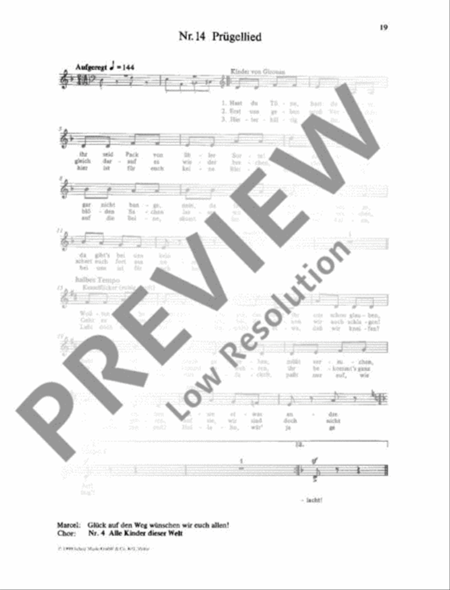 Frieden auf dieser Welt Choir scores gallery preview page 20