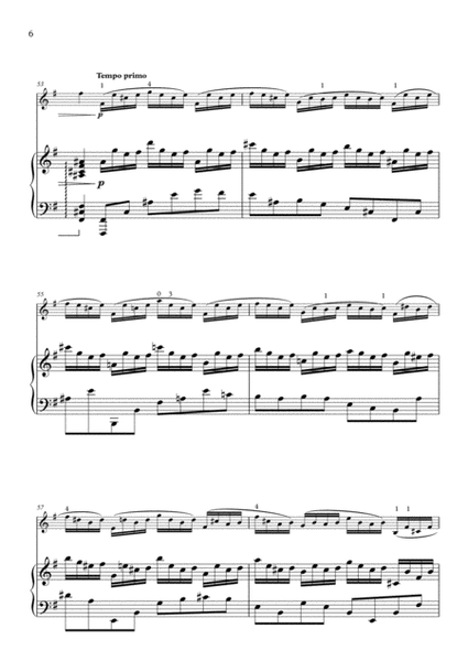 Rachmaninov Cello Sonata arranged for violin and piano, 4th movement image number null