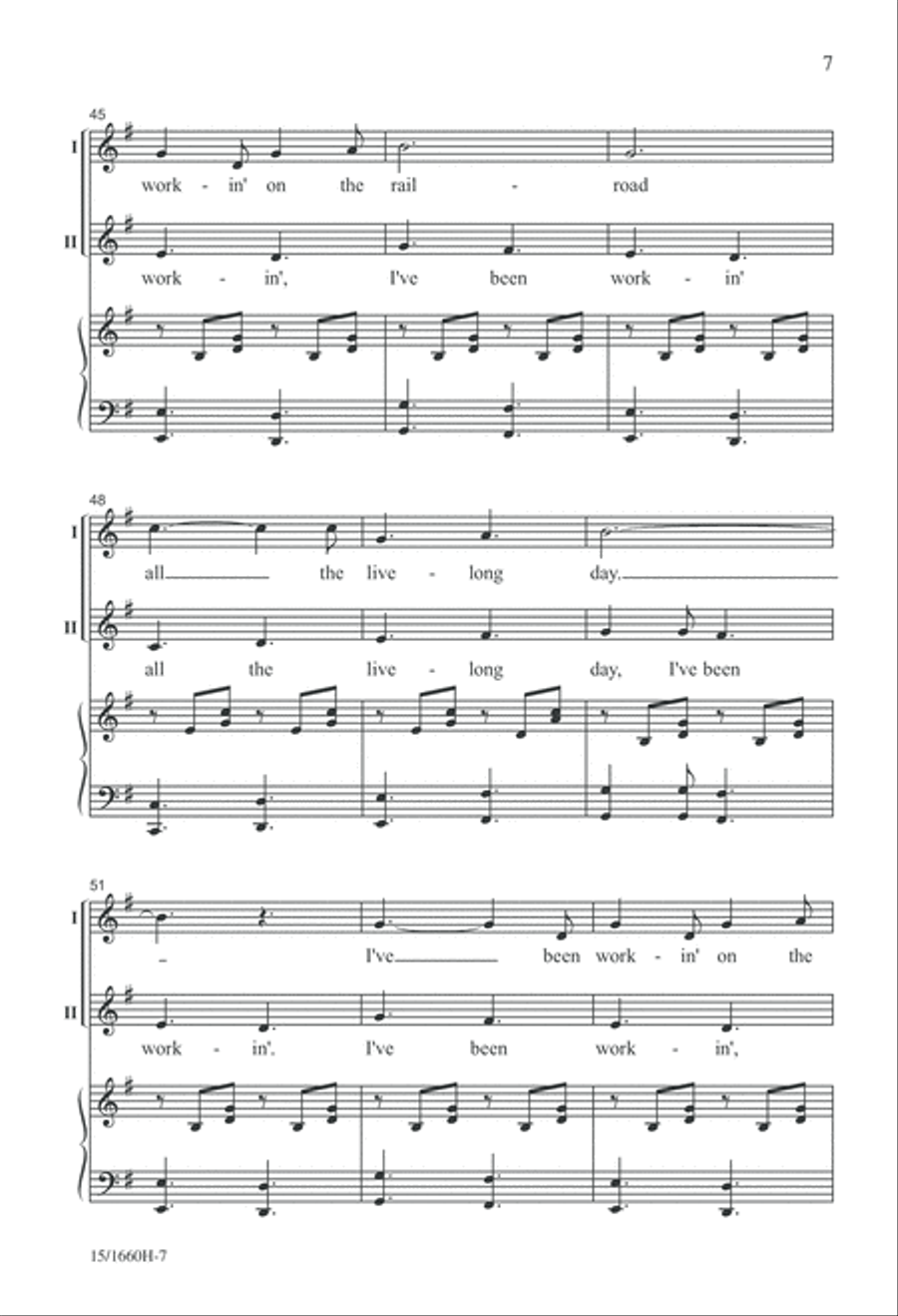On the Railroad 2-Part scores gallery preview page 7