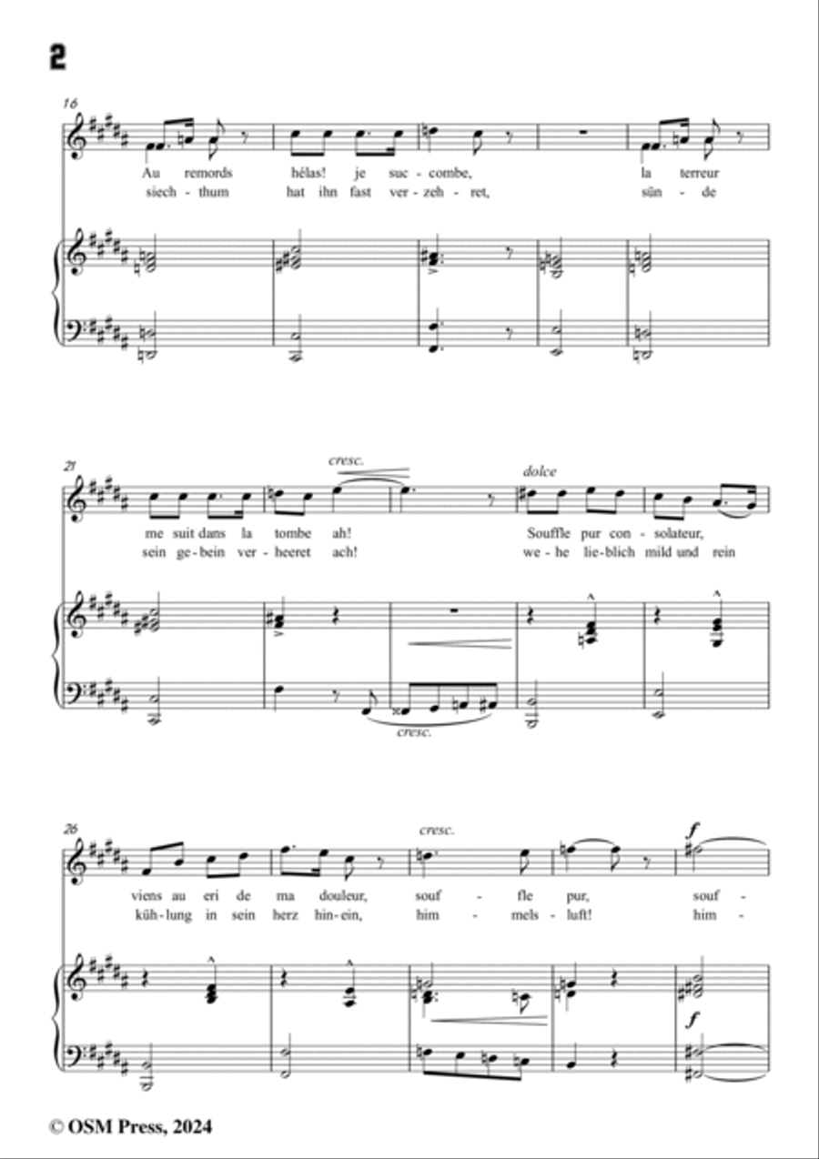 Meyerbeer-Luft von Morgen(Le pénitent),in B Major Voice scores gallery preview page 4