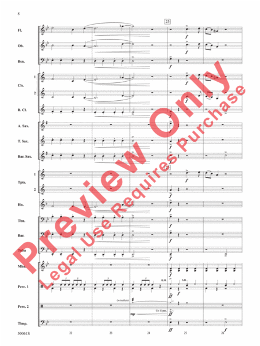 Enemy Concert Band scores gallery preview page 9