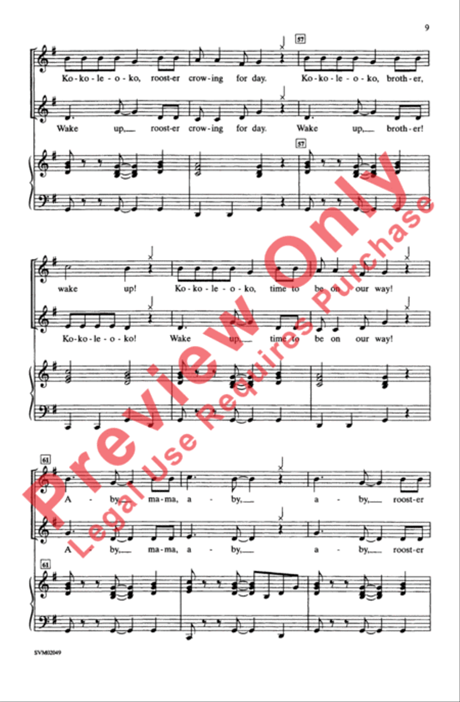 Kokoleoko 2-Part scores gallery preview page 8