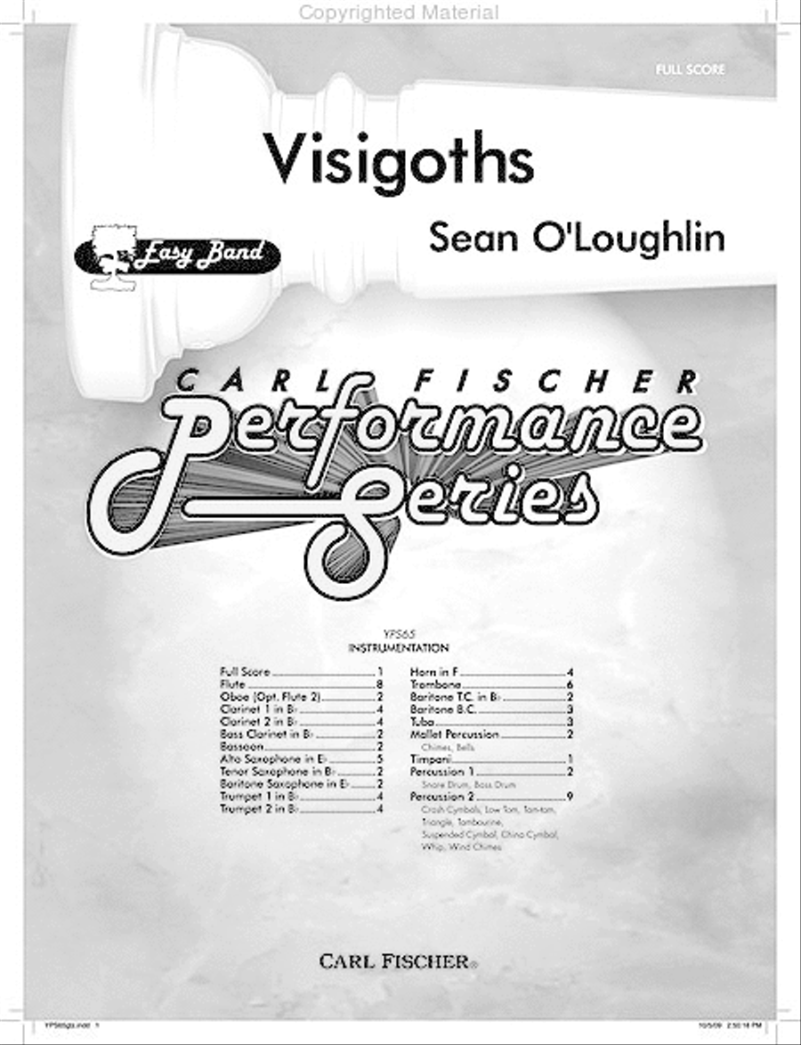 Visigoths Visigoths Concert Band scores gallery preview page 2