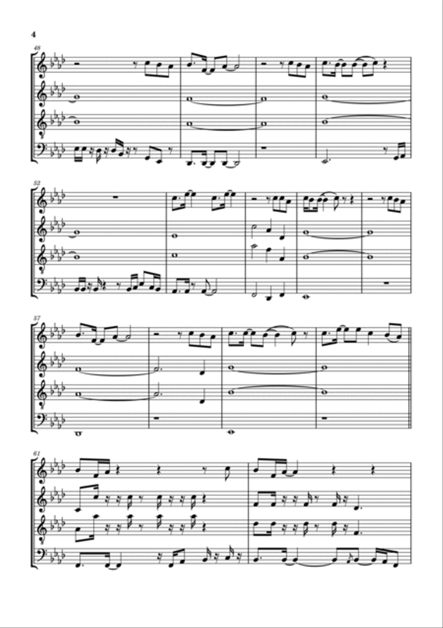Nightshift Saxophone Quartet scores gallery preview page 5