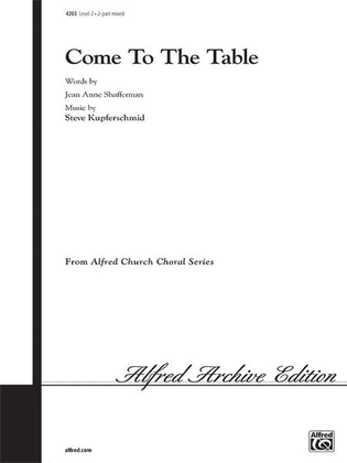 Book cover for Come to the Table