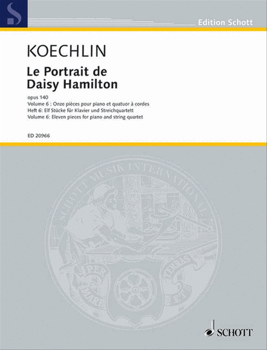 Le Portrait de Daisy Hamilton Piano Quintet scores gallery preview page 1